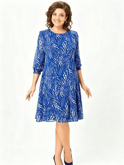 Bianca | Bohemian Chiffon Midi Dress
