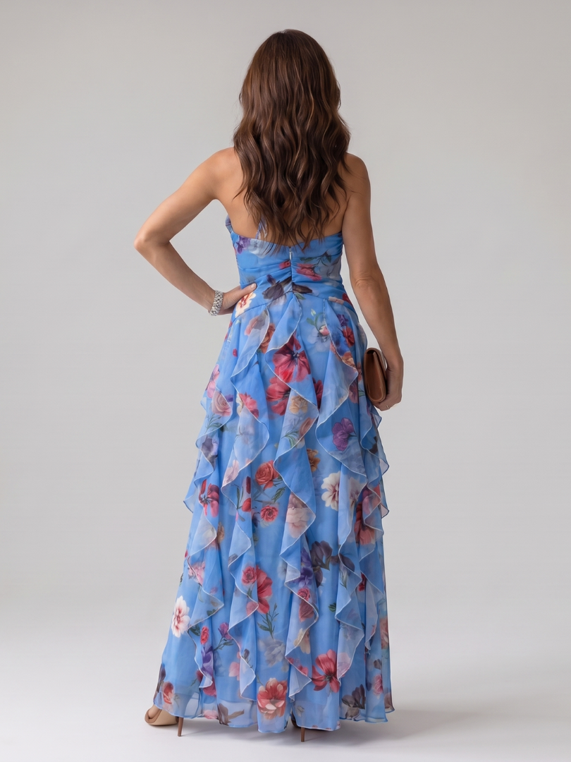 NORI | Floral Halter Maxi Dress