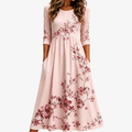 Charm Pocket Rose Garden Midi Dress
