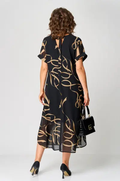 Pauline | Elegant Printed Dress