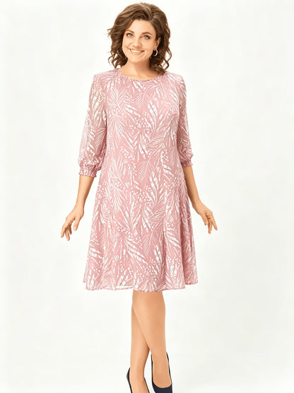 Bianca | Bohemian Chiffon Midi Dress