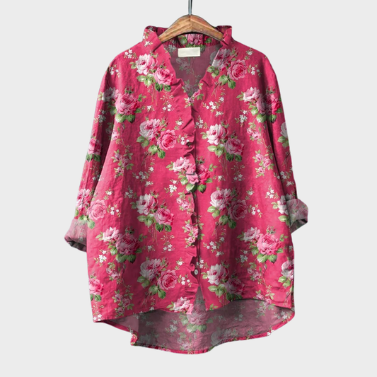 Roseline | Spring Romantic Blouse - women's blouse