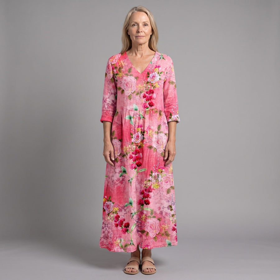 Cressida | Floral Summer Midi Dress