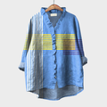 Ophélie | Graphic Volantée Blouse