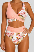 Floral High-Waist Shaping Bikini
