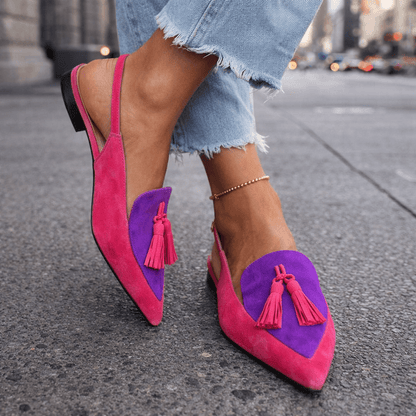 Lorena | Pom-Pom Comfort Flats