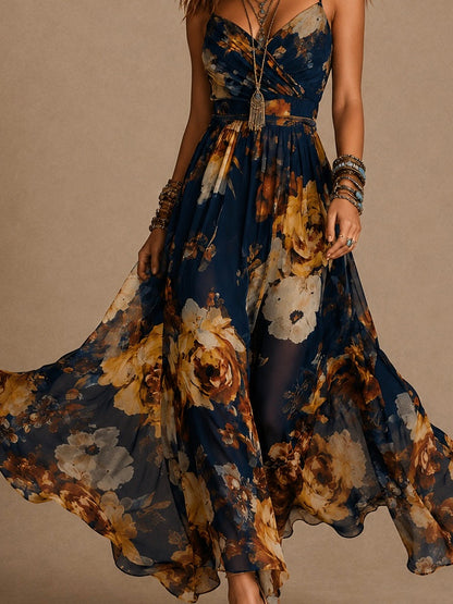 Dulce | Floral Strap Maxi Dress