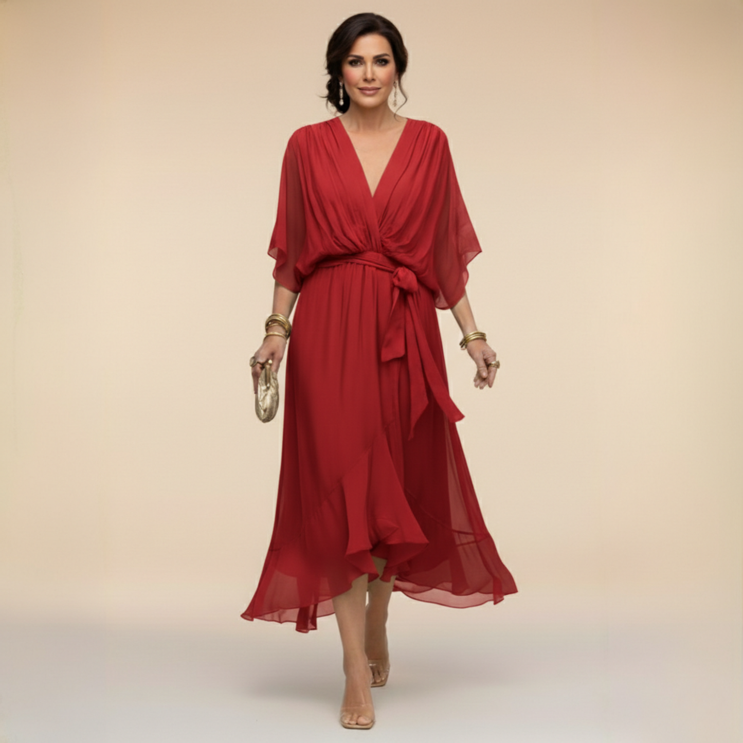 Sofija | Feminine Belted Dress