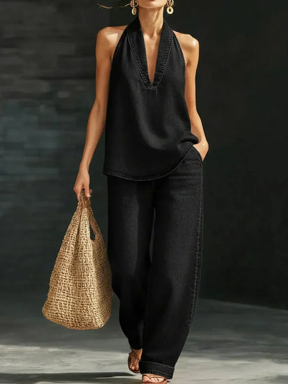Martina | Flowing V-Neck Set