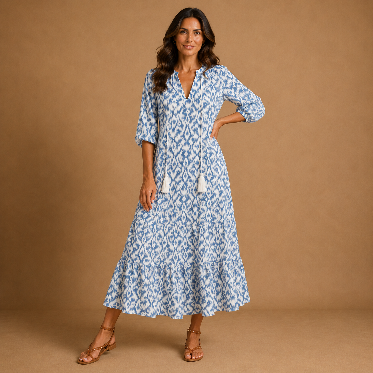 SOLARA  | A-line Midi Dress