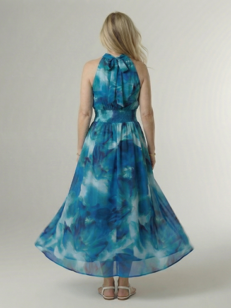 SYLIN | Halter Midi Dress