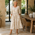 Soft Meadow Blossom Everyday Midi Dress