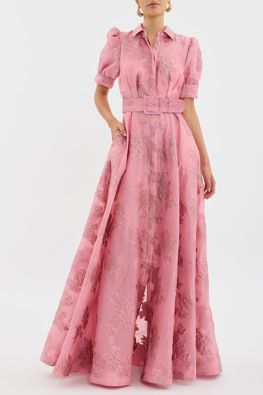 Aria | Short Balloon-Sleeve Dress