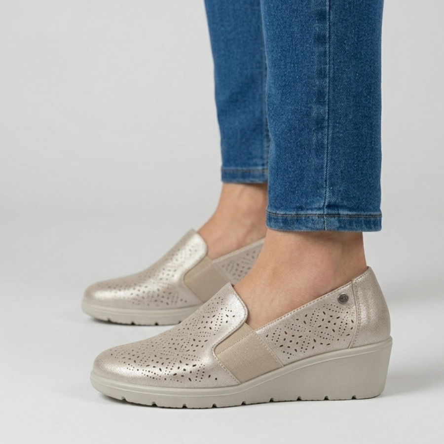 ALEXANDRA | Comfortable Women's Wedge Loafers