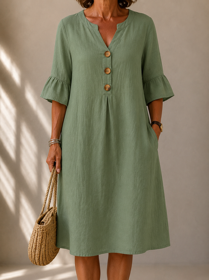 Margaret | Button Dress