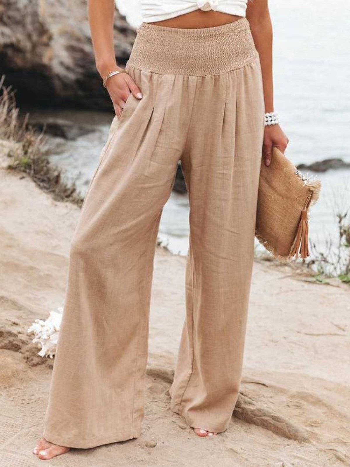 Aurelia | Remi Wide-Leg Linen Trousers