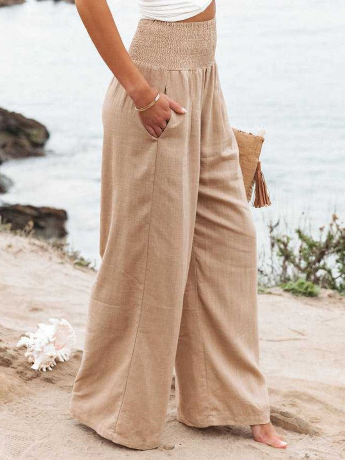 Aurelia | Remi Wide-Leg Linen Trousers