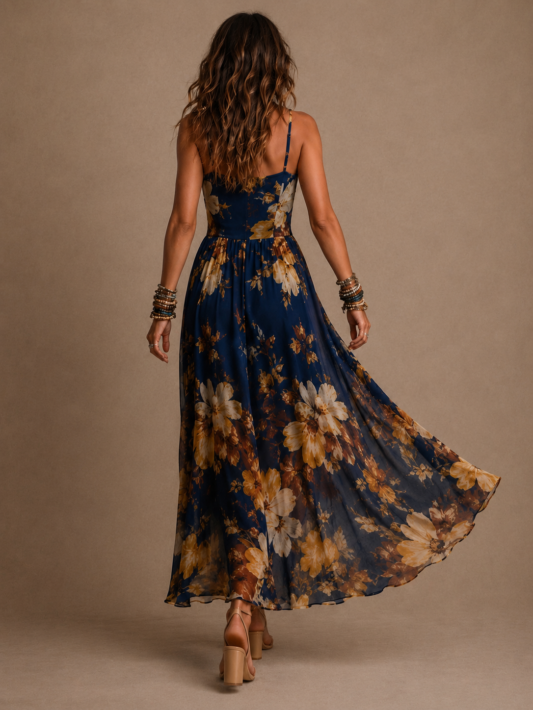 Dulce | Floral Strap Maxi Dress