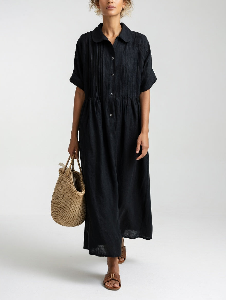 Alexis | Flowing Summer Shirt Dress