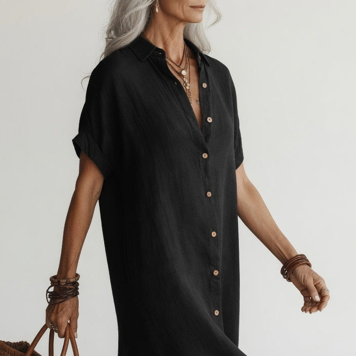 Demi | Midi Shirt Dress