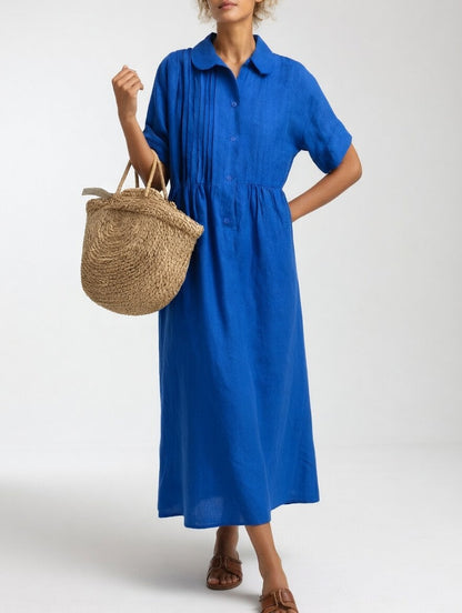 Alexis | Flowing Summer Shirt Dress