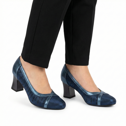 Callie | Comfort Heeled Loafers