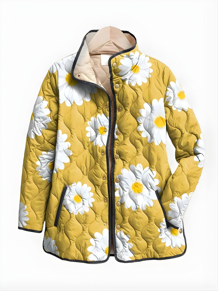 CARTER | Vintage Charming Floral Quilted Jacket