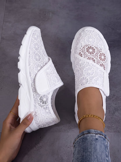 Liliana | Lightweight Breathable Floral Lace Sneakers