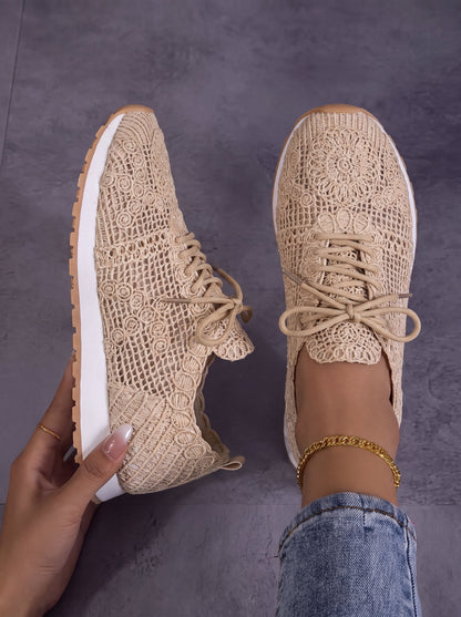 Nives | Lightweight Elegant Lace Sneakers
