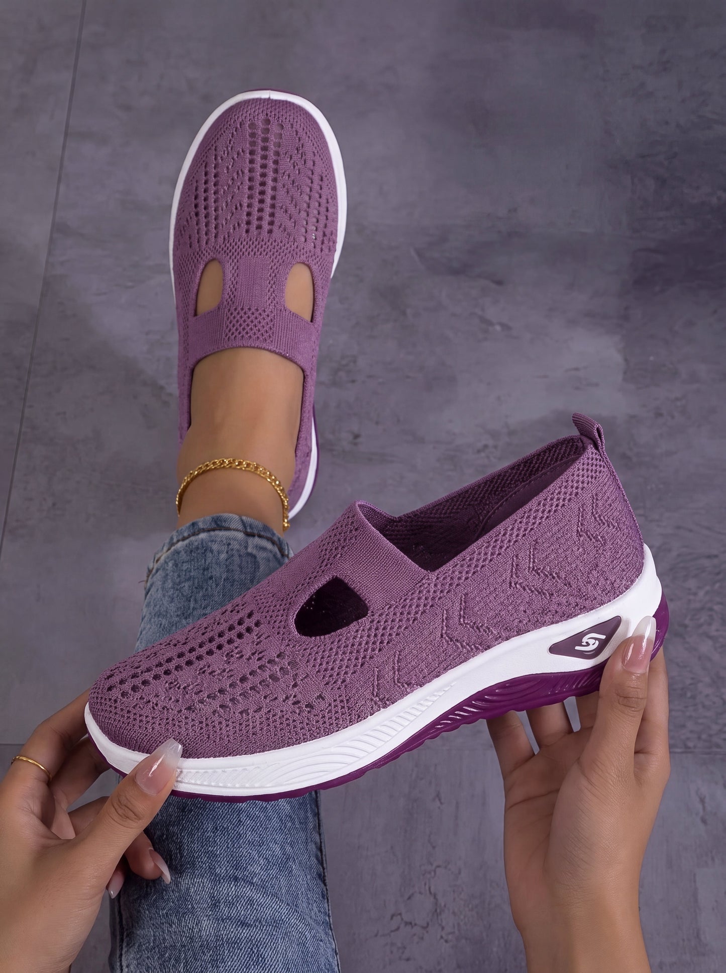 Edda | Breathable Knit Sneakers