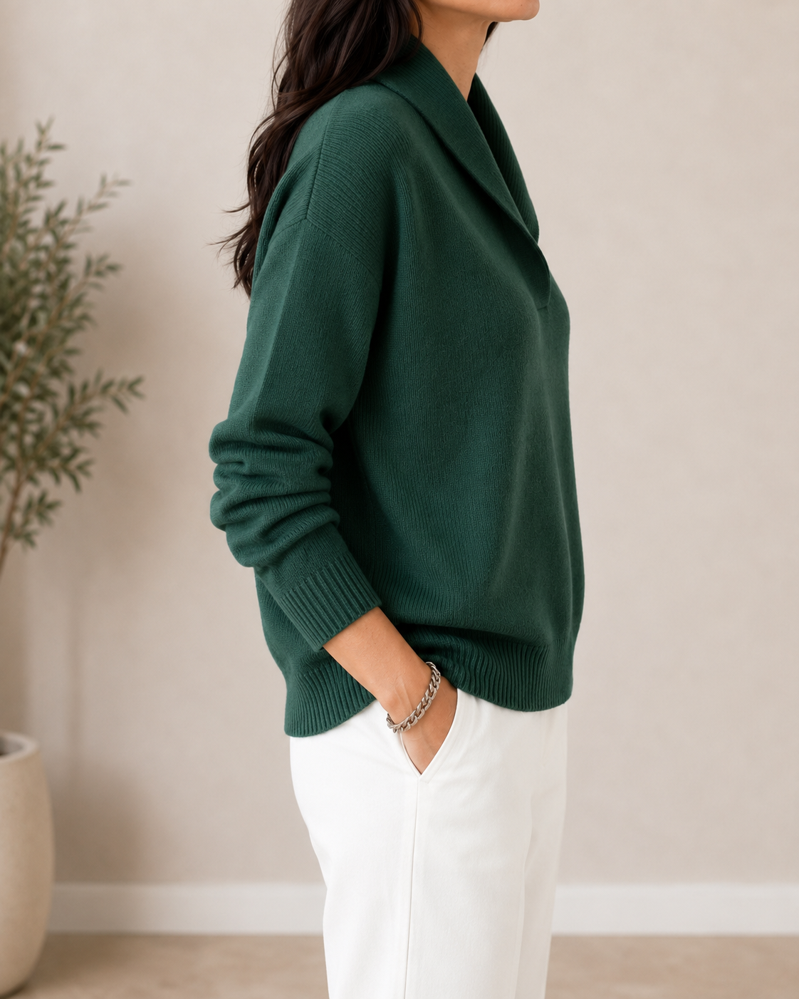 Linda | Soft V-Neck Jumper