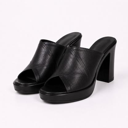 Sophia | Classic Comfort Slide Heels