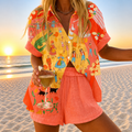 Sunset Aura | Summer Two-Piece Set