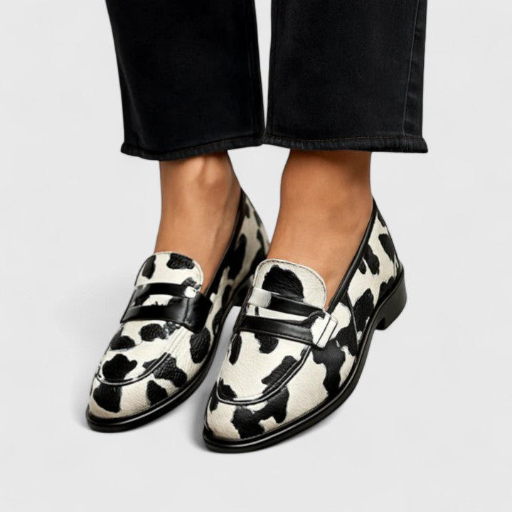 Valentina | Bold-Print Loafers