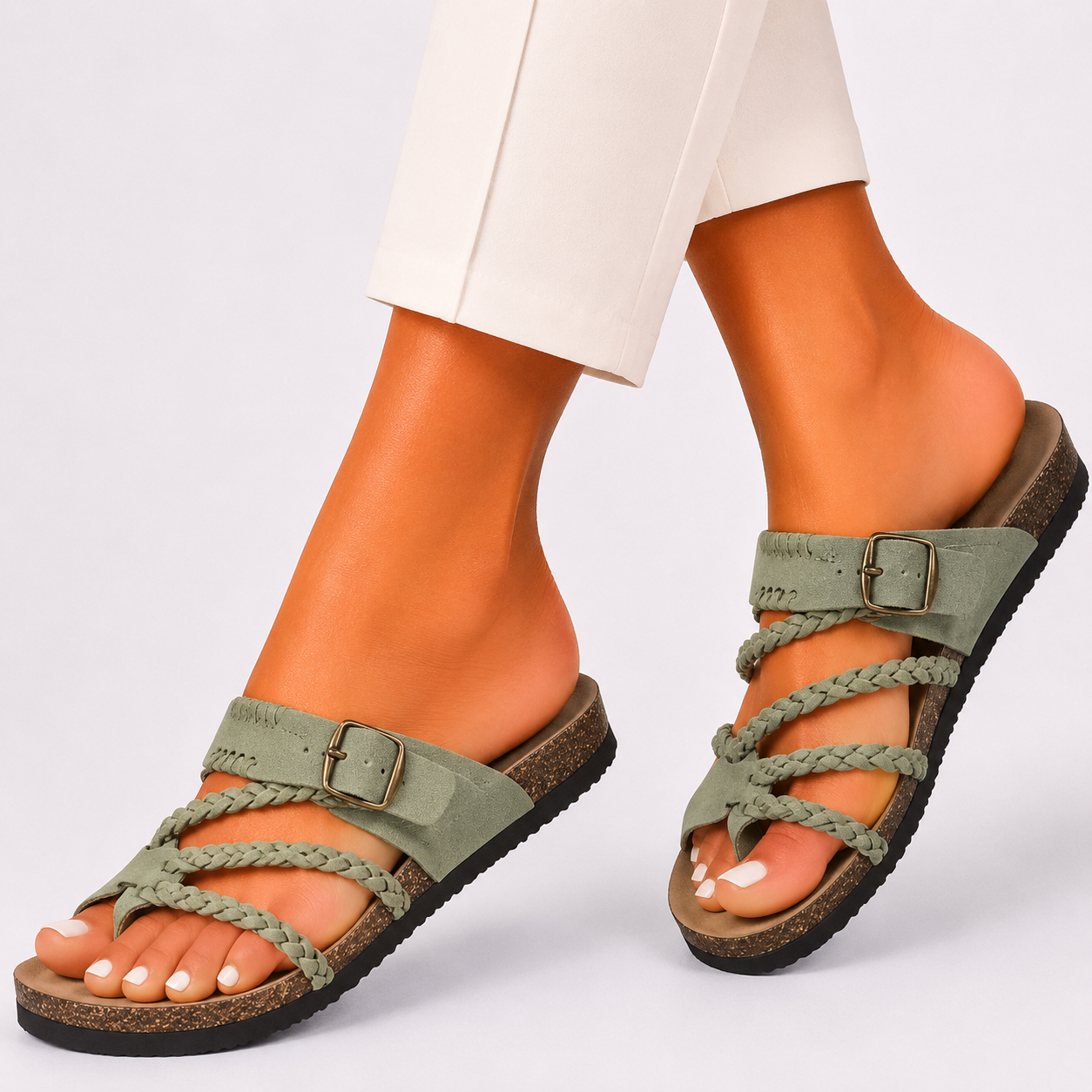 Hayleigh | Braided Comfort Sandals