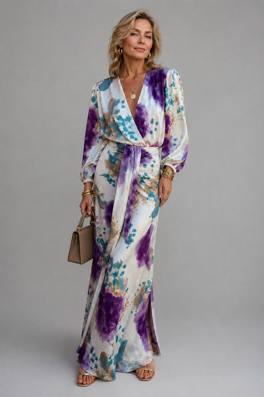 Cisca | Purple Two-Piece Set