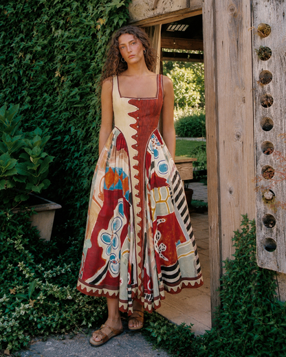 Francesca | Linen Cotton Dress
