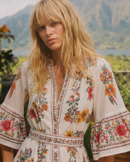 Martina | Linen Cotton Mini Dress