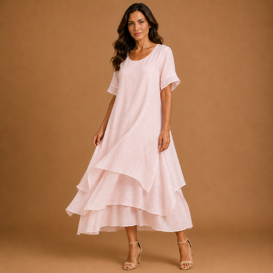 ARIA | Fluid Tiered Maxi Dress