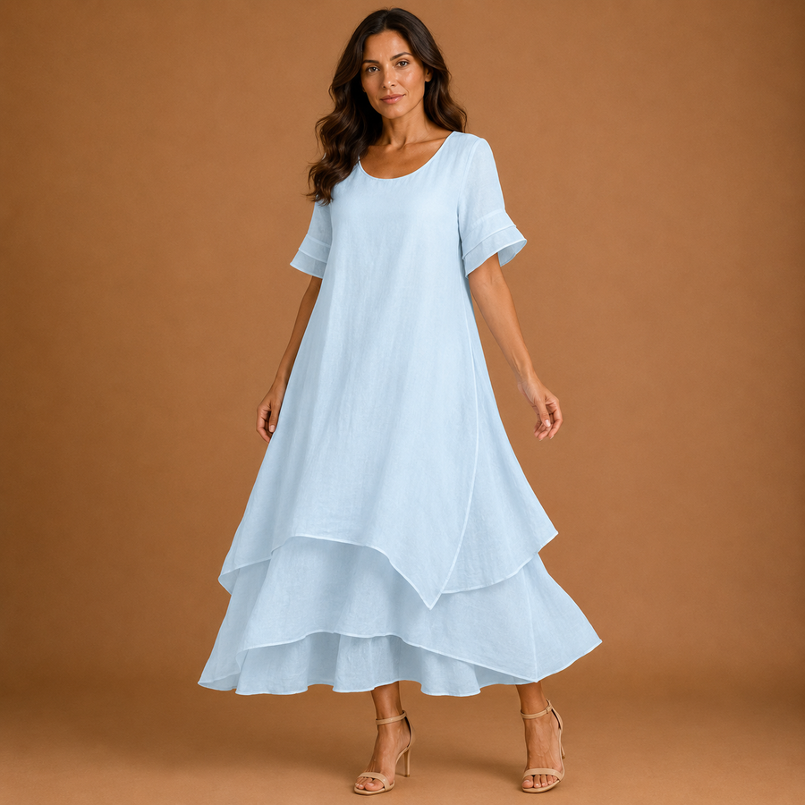 ARIA | Fluid Tiered Maxi Dress