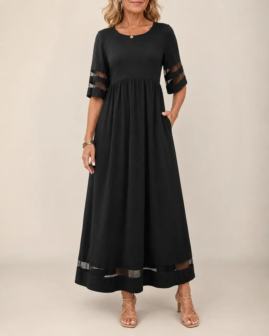 Aubrey | Flattering Midi Dress