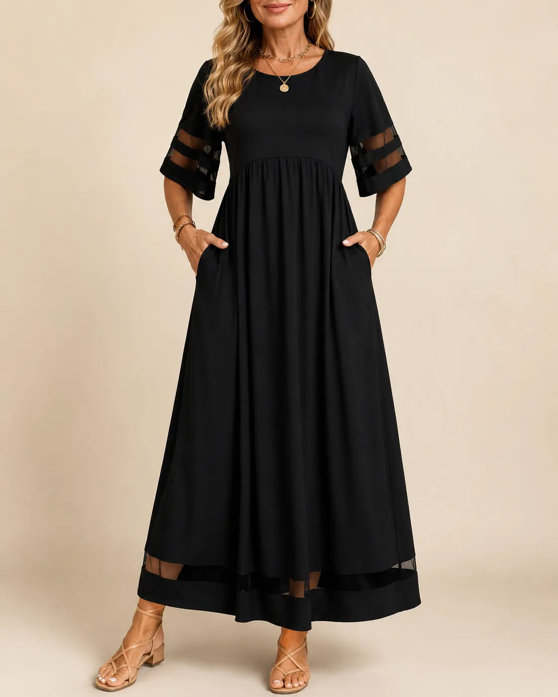 Aubrey | Flattering Midi Dress