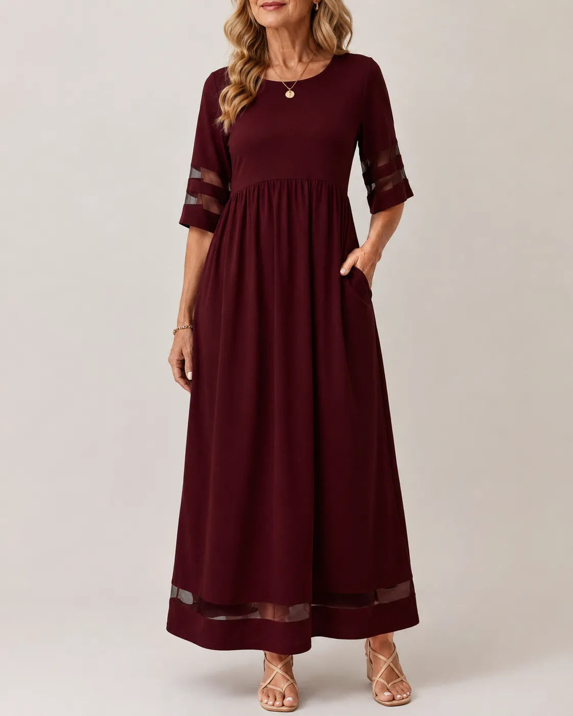 Aubrey | Flattering Midi Dress