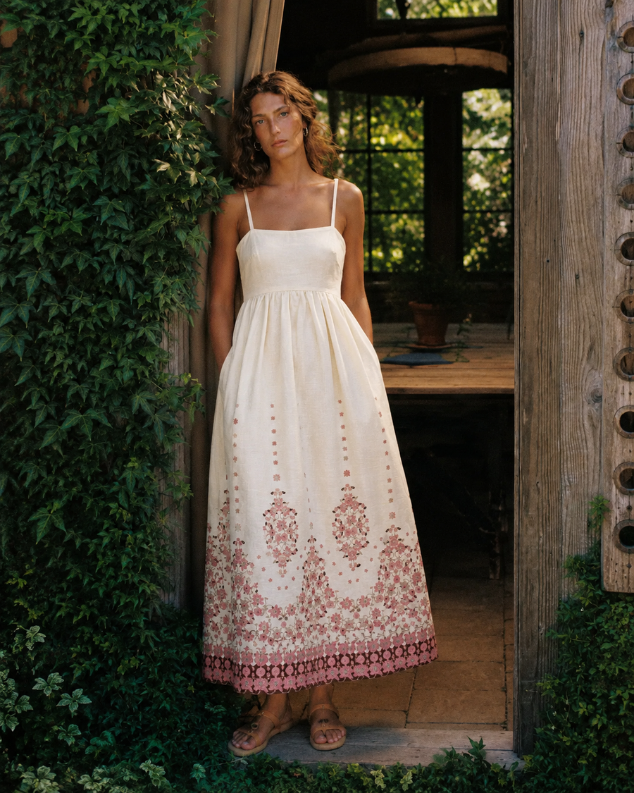 Alessandra | Linen Cotton Dress