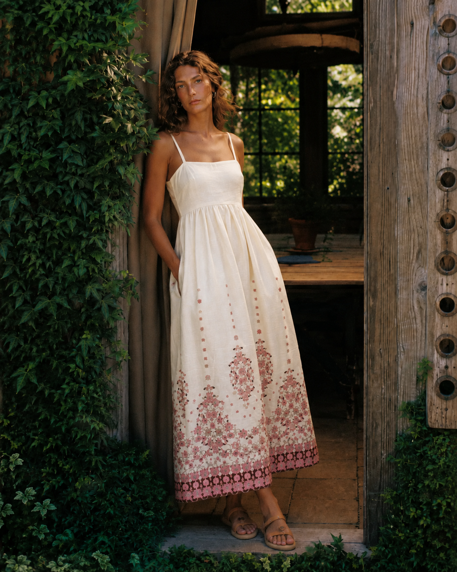 Alessandra | Linen Cotton Dress