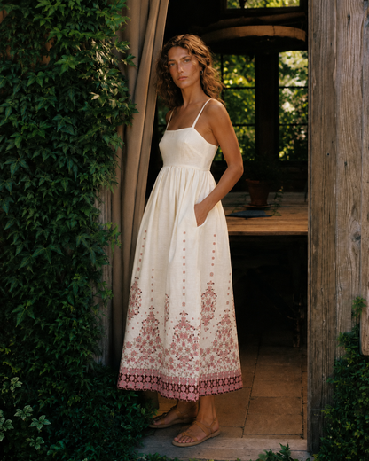 Alessandra | Linen Cotton Dress