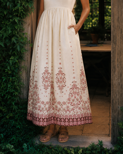 Alessandra | Linen Cotton Dress