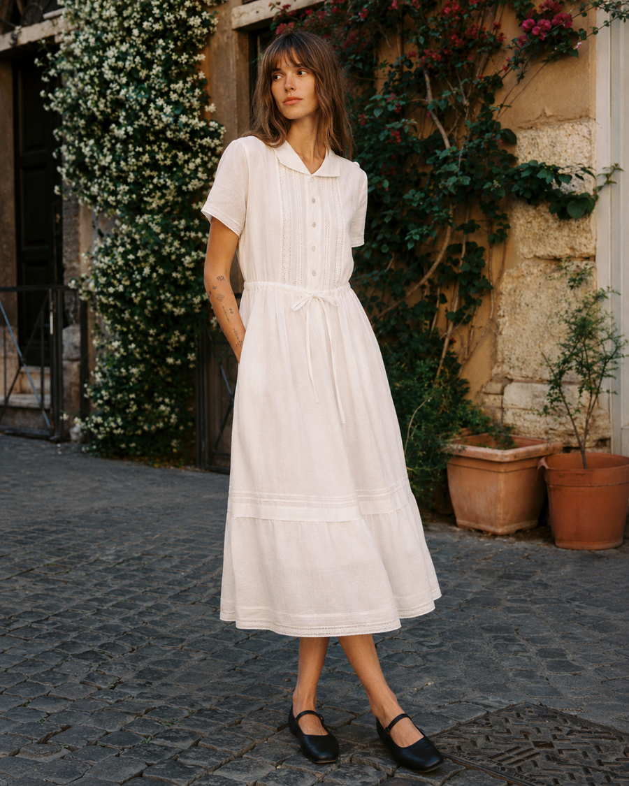 Sofia | Linen Cotton Dress