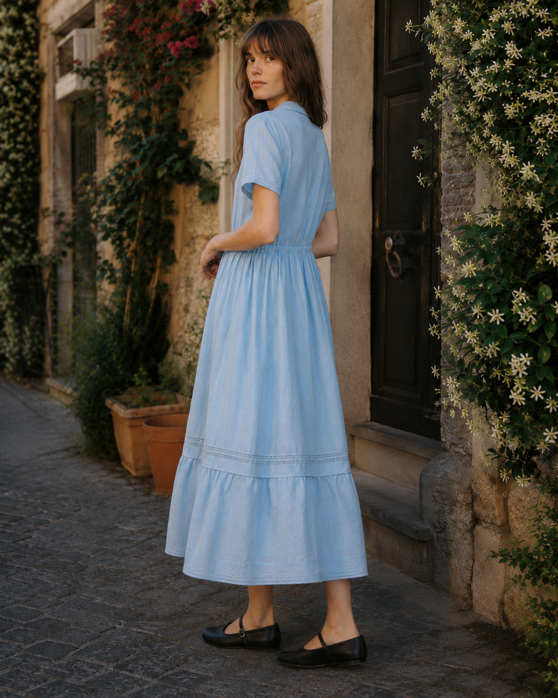 Sofia | Linen Cotton Dress