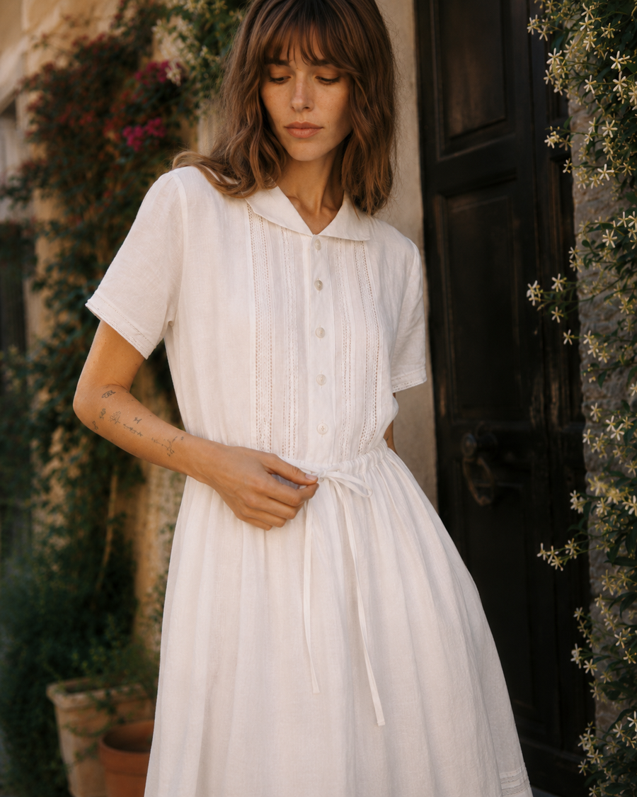 Sofia | Linen Cotton Dress